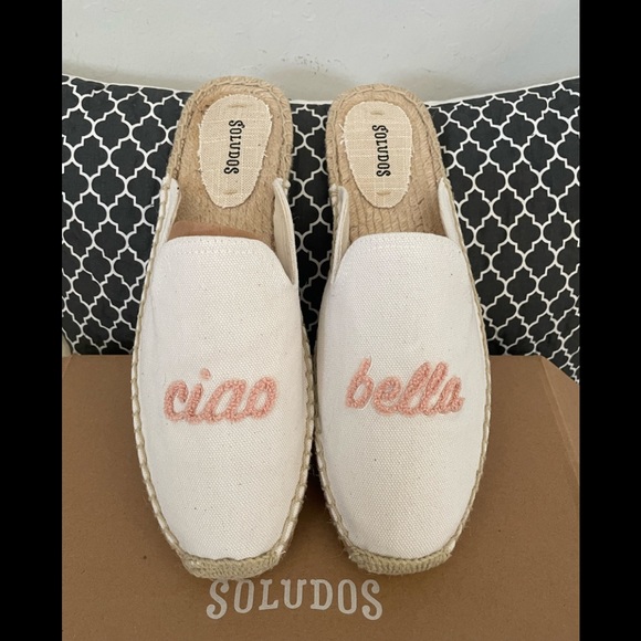 Soludos Shoes - Soludos Ciao Bella mule white
